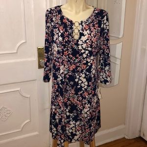 Flowy flora dress